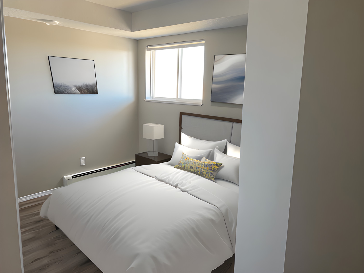 Typical Woodsmere Apartment - Bedroom