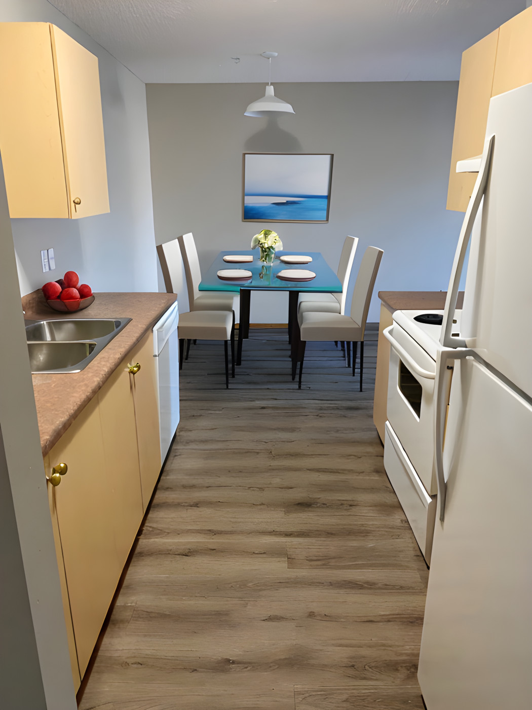 Typical Woodsmere Apartment - Kitchen/Dining Room