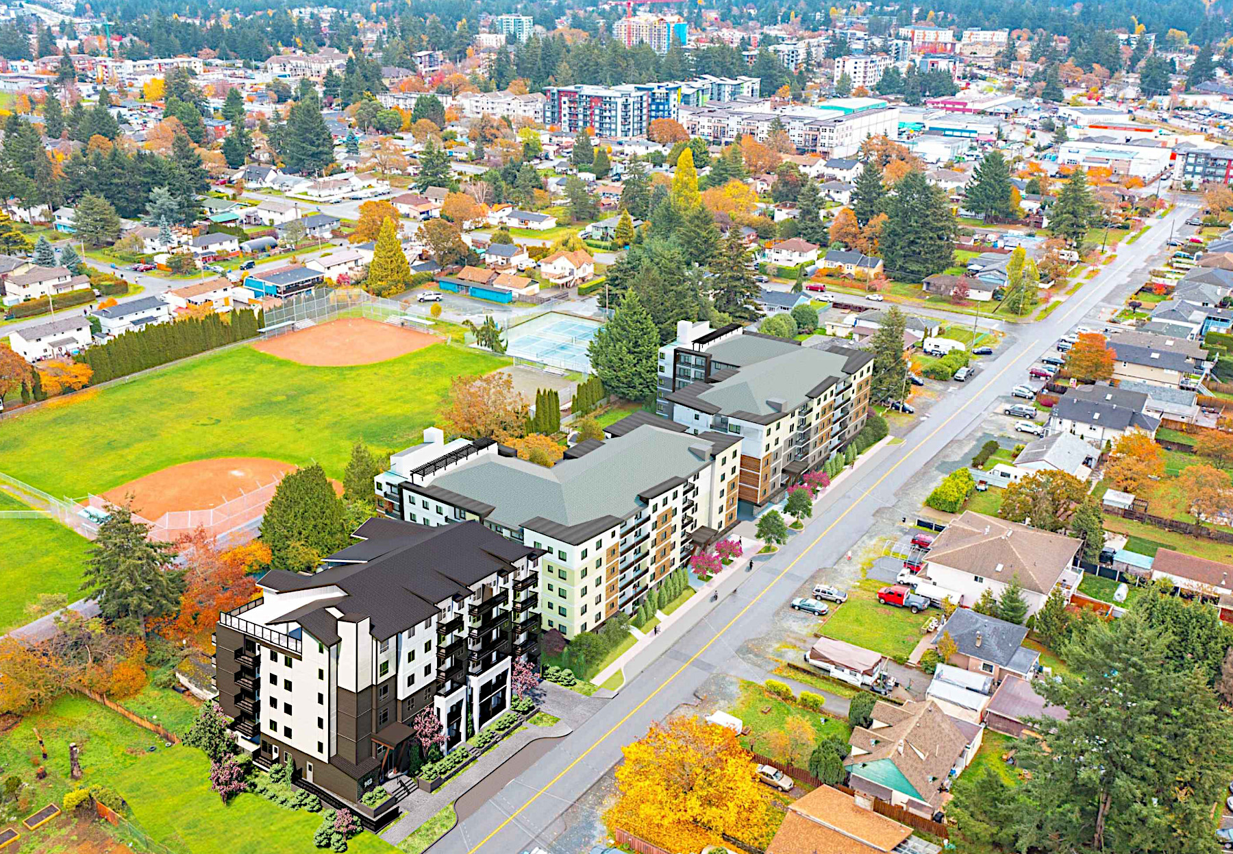 Location of Bray Park Apartments in Langford BC